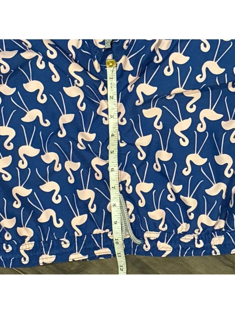 Tom & Teddy Rose Flamingos Classic Swim Shorts - Size Boys 11/12